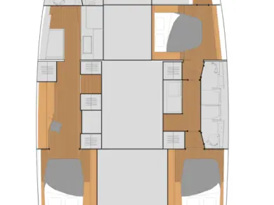 Louez un Fountaine Pajot Fountaine Pajot Tanna 47 Maestro - 3 + 1 cab. à Marsh Harbour