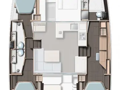 Location Catamaran Leopard Catamarans / Robertson & Caine avec permis