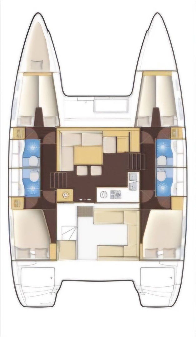 Location Catamaran Lagoon avec permis