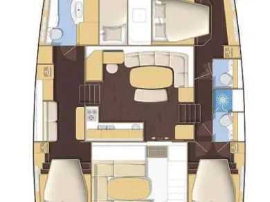 Location bateau Rogoznica pas cher Lagoon 421