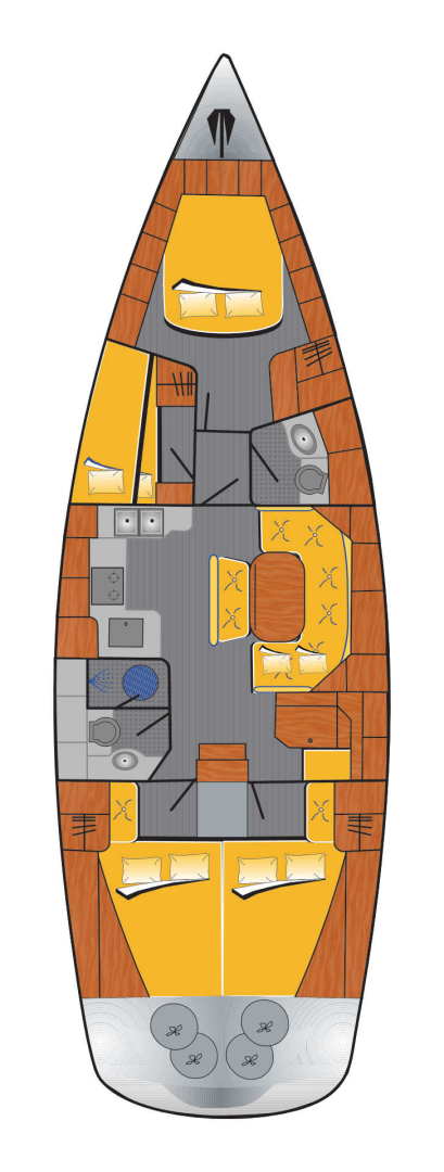 Bavaria Cruiser 46 a louer à Heiligenhafen
