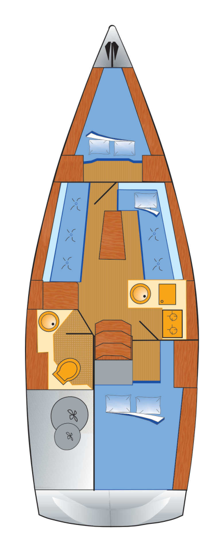 Location bateau Heiligenhafen pas cher Cruiser 33