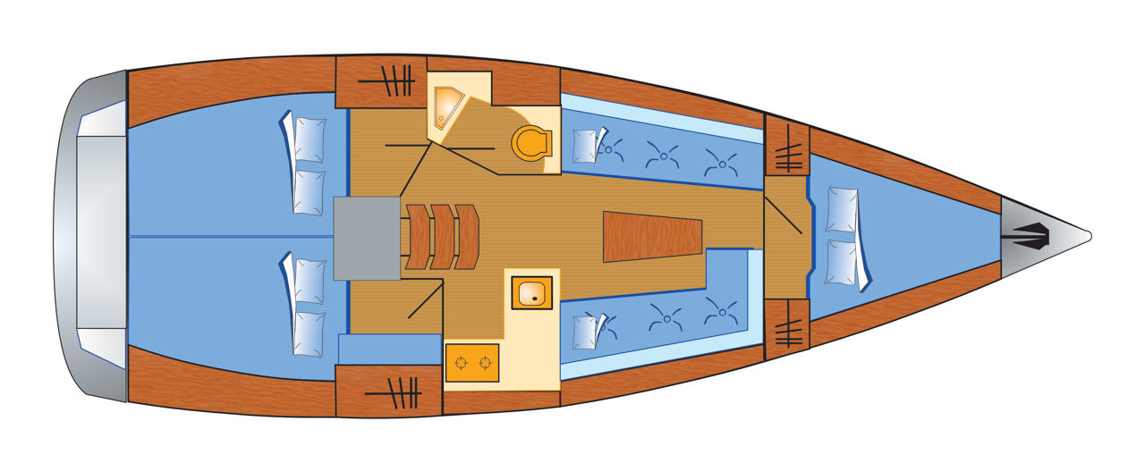 Location bateau Bavaria Cruiser 34 à Flensburg sur Samboat