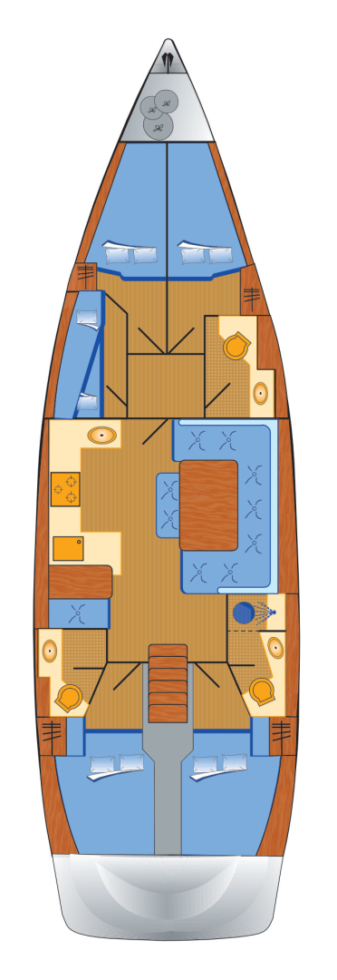 Location bateau Bavaria Cruiser 51 à Heiligenhafen sur Samboat