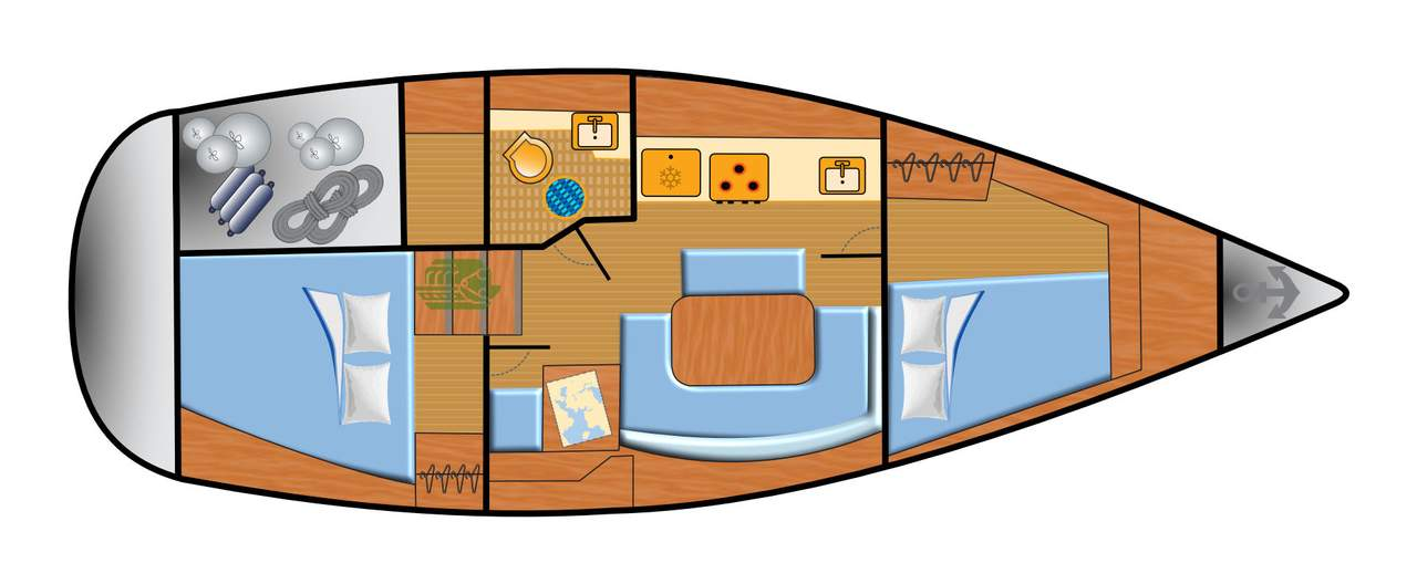 Location à Barth - Dufour Dufour 365 Grand Large sur SamBoat