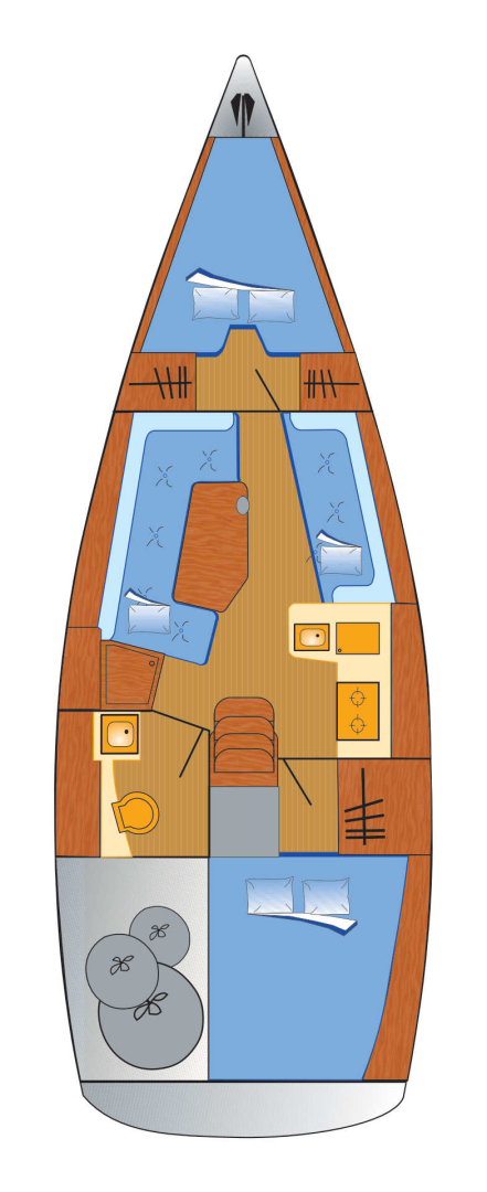 Hanse Hanse 320 a louer à Heiligenhafen