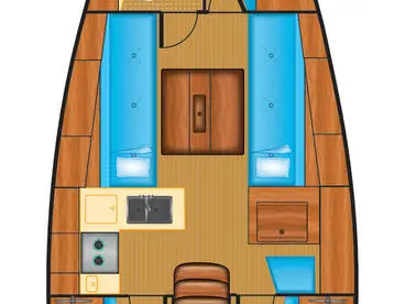 Location bateau Heiligenhafen pas cher Salona 38