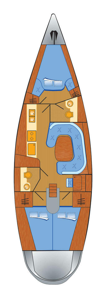 Location bateau Bootsbau Rügen GmbH Vilm 41 cruiser à Barth sur Samboat