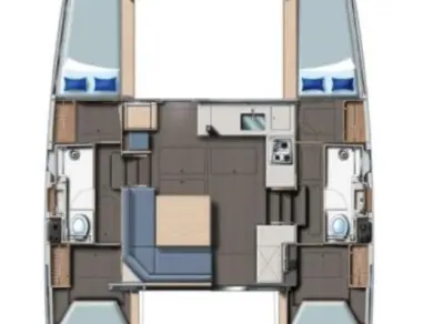 Location bateau Leopard Catamarans / Robertson & Caine Leopard 40 à Furnari sur Samboat
