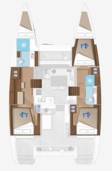 Location Catamaran Lagoon avec permis