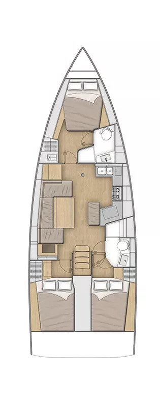 Location bateau Pomer pas cher Oceanis 40.1