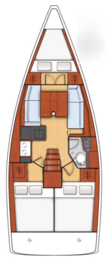 Location bateau Toulon pas cher Oceanis 35.1