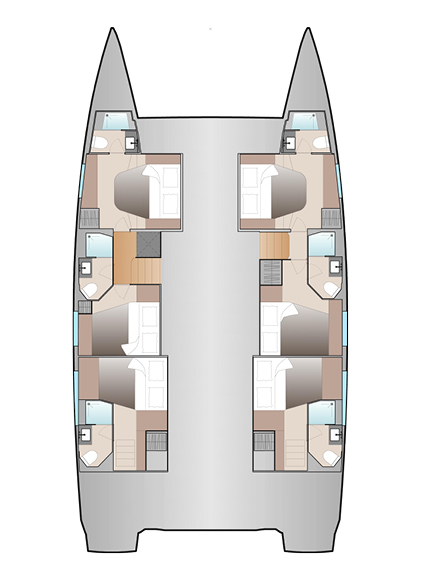 Fountaine Pajot Aura 51 a louer à Simpson Bay