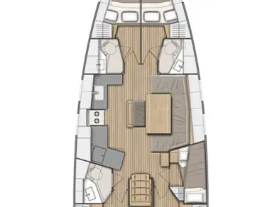 Bénéteau Oceanis 46.1 a louer à Préveza