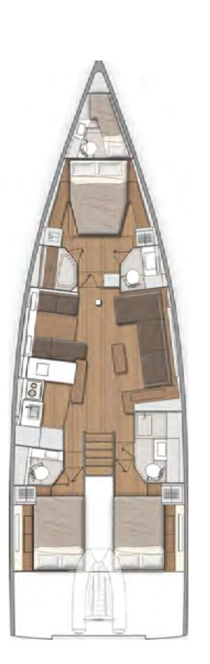 Location bateau Bénéteau First 53 à Cugnana Verde sur Samboat