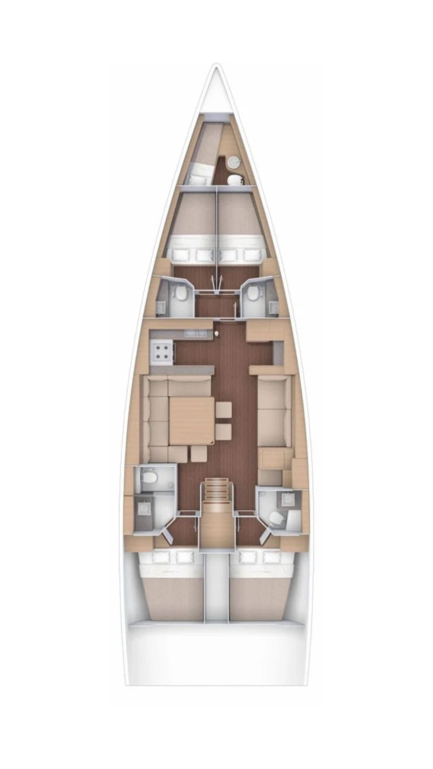 Location bateau Dufour Dufour 56 Exclusive à Capo d'Orlando sur Samboat