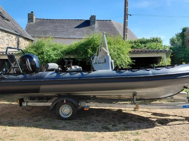 RIB rental with or without captain 3D Tender Carantec
