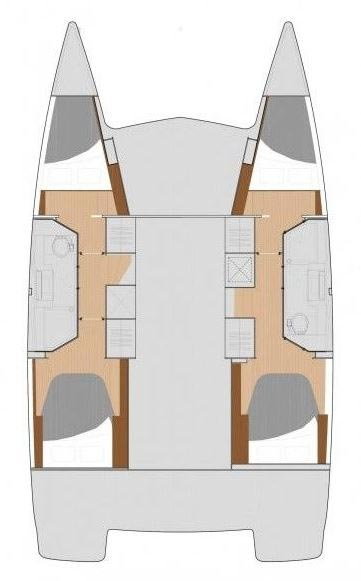Location Catamaran à Biograd na Moru - Fountaine Pajot Lucia 40