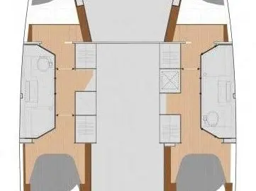 Location Catamaran à Biograd na Moru - Fountaine Pajot Lucia 40