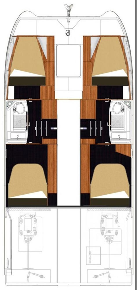 Location à Biograd na Moru - Fountaine Pajot Fountaine Pajot MY 37 sur SamBoat