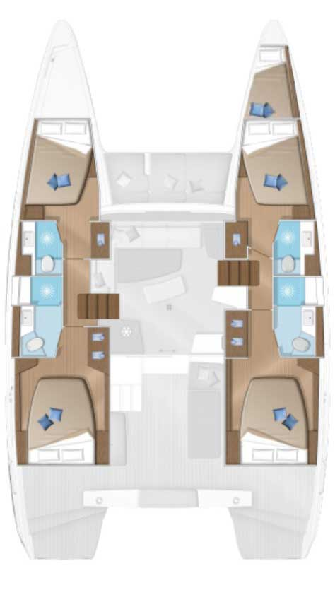 Location bateau Trogir pas cher Lagoon 42
