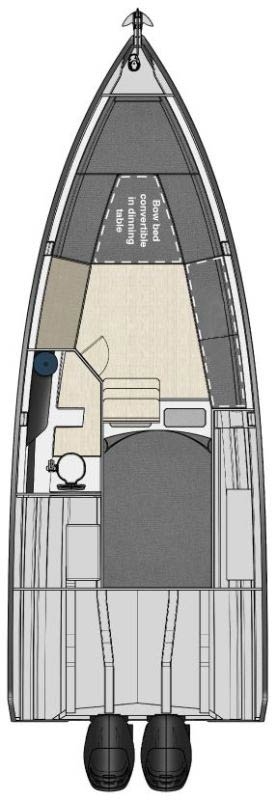 Location bateau Biograd na Moru pas cher Nuva M9 Cabin