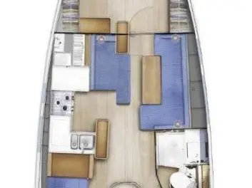 Location bateau Jeanneau Sun Odyssey 410 à Murter-Kornati sur Samboat