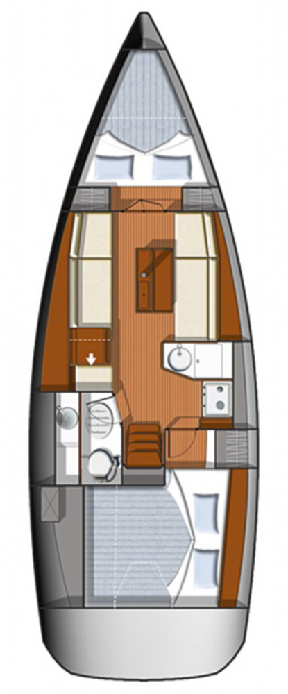 Location à Gouviá - Jeanneau Sun Odyssey 33i sur SamBoat