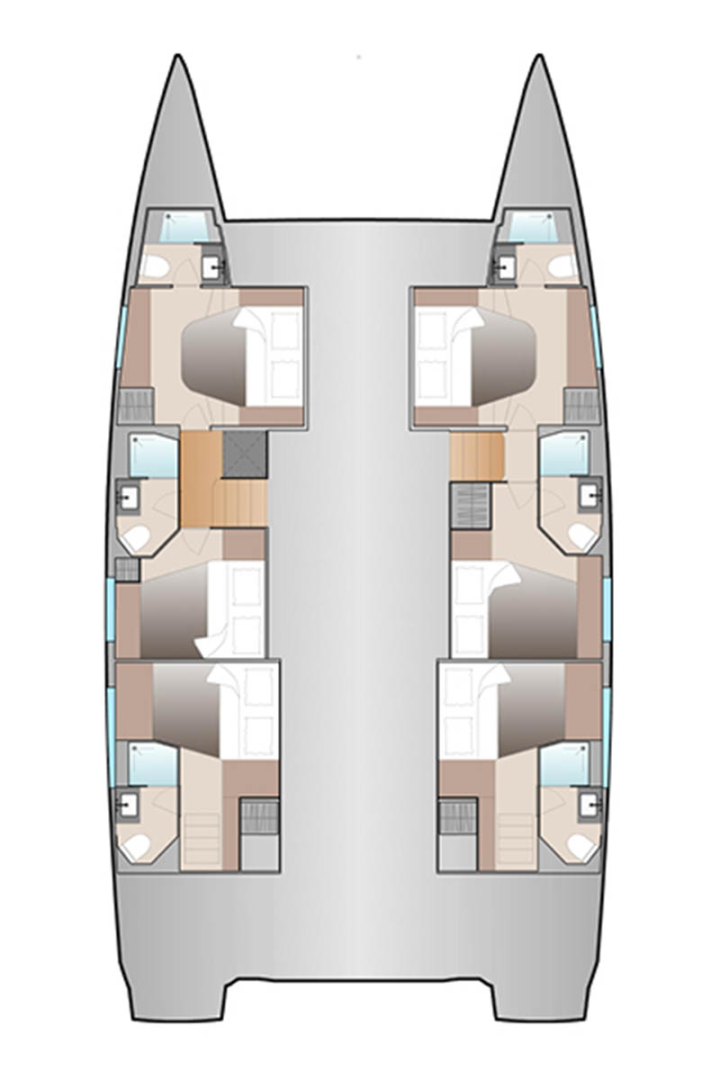 Location bateau Fountaine Pajot Aura 51 à Road Town sur Samboat