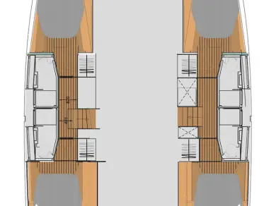 Location Catamaran Fountaine Pajot avec permis