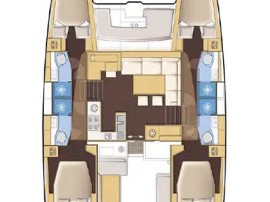 Location bateau Road Town pas cher Lagoon 450 F