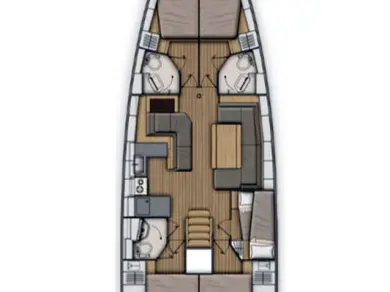 Bénéteau Oceanis 51.1 a louer à Komolac