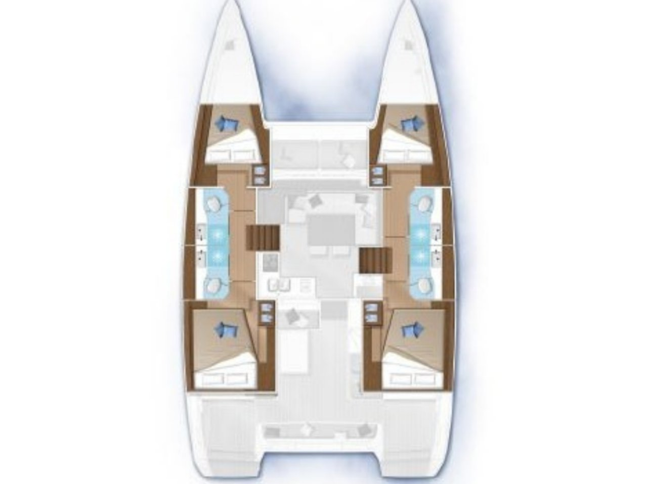 Location bateau Kaštela pas cher Lagoon 40