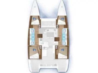 Location bateau Kaštela pas cher Lagoon 40