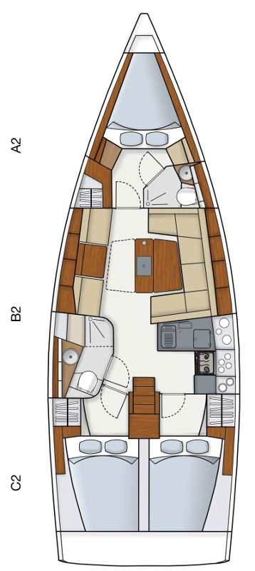 Location Voilier à Lávrio - Hanse Hanse 415
