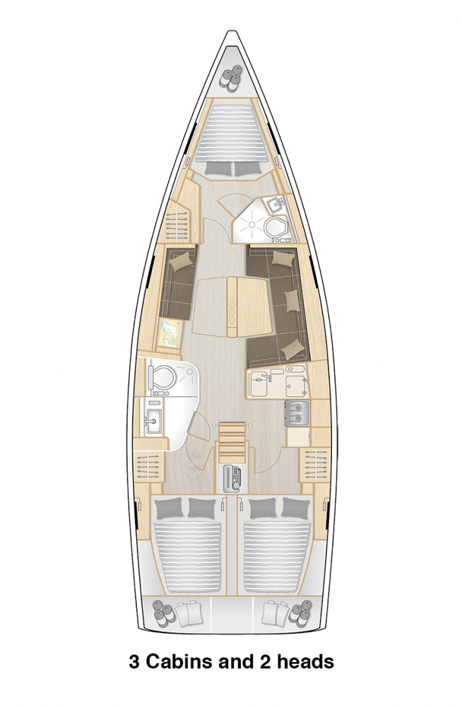 Louer Voilier avec ou sans skipper Hanse à Lávrio