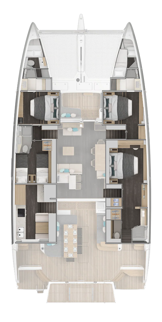 Louer Catamaran avec ou sans skipper Lagoon à Álimos