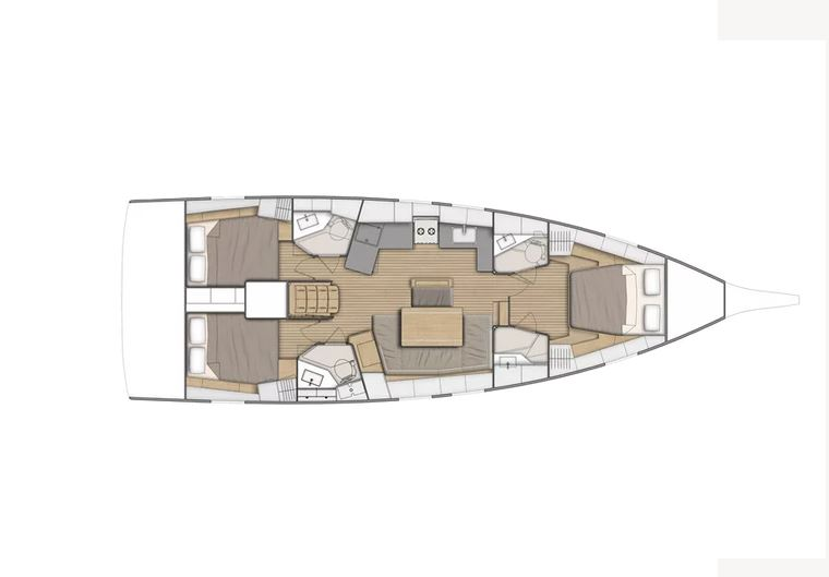 Location bateau Rhodes (Ville) pas cher Oceanis 46.1