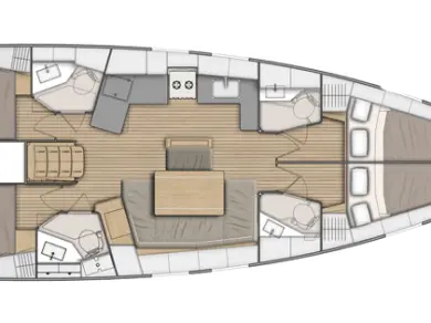 Location bateau Bénéteau Oceanis 46.1 à Kos sur Samboat