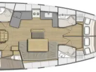 Bénéteau Oceanis 46.1 a louer à Rhodes (Ville)
