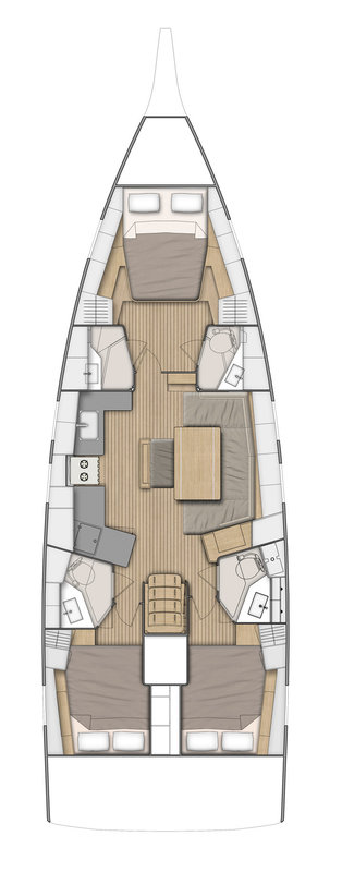 Location bateau Göcek pas cher Oceanis 46.1