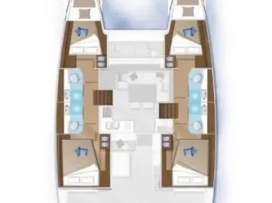 Location bateau Kaštela pas cher Lagoon 40