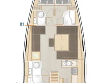 Location bateau Seget Donji pas cher Hanse 458