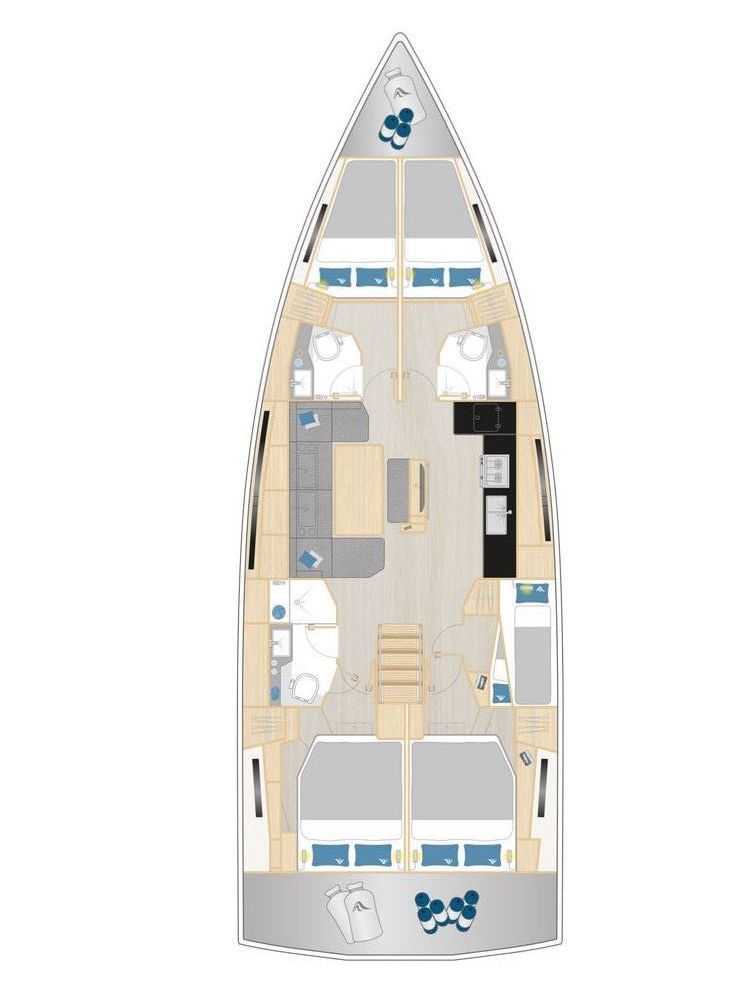 Location Voilier à Seget Donji - Hanse Hanse 460