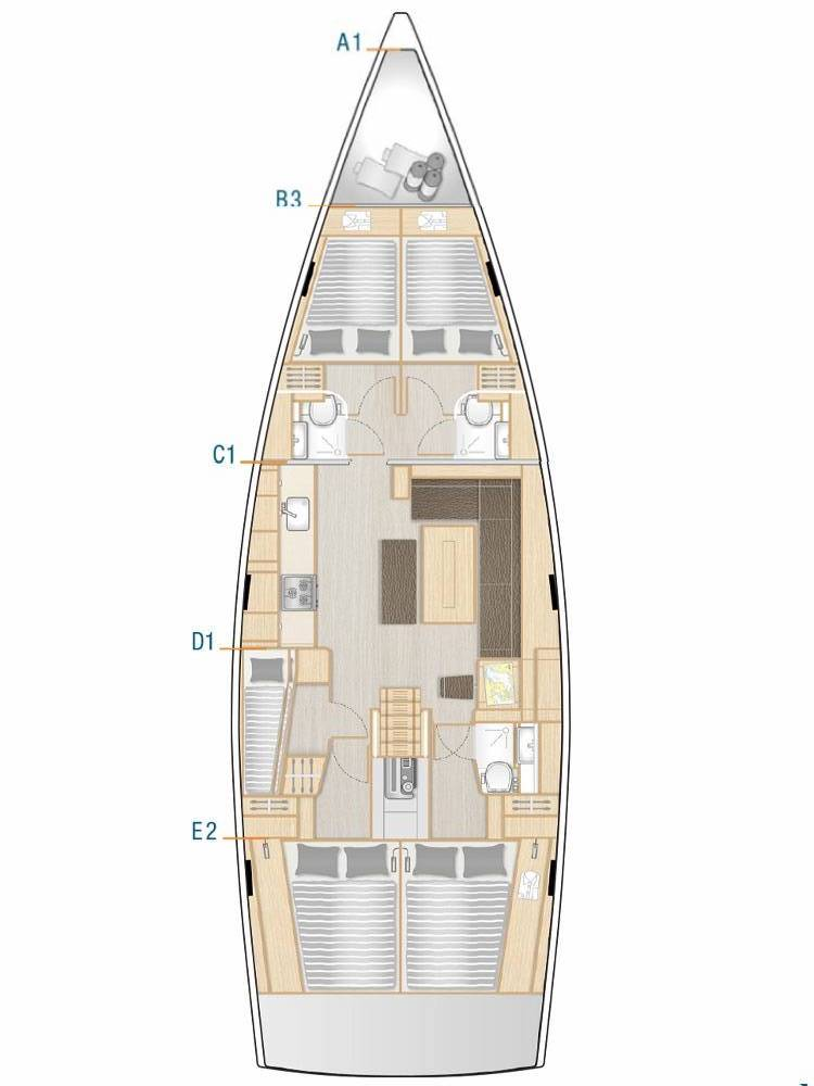 Louer Voilier avec ou sans skipper Hanse à Seget Donji
