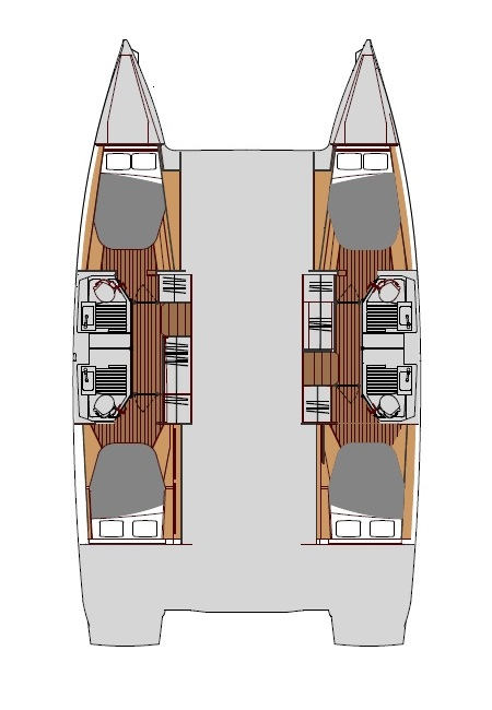 Location bateau Fountaine Pajot Astrea 42 à Zadar sur Samboat