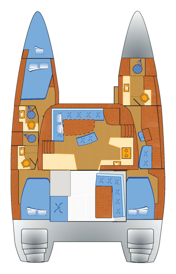 Location bateau Biograd na Moru pas cher Lagoon 42