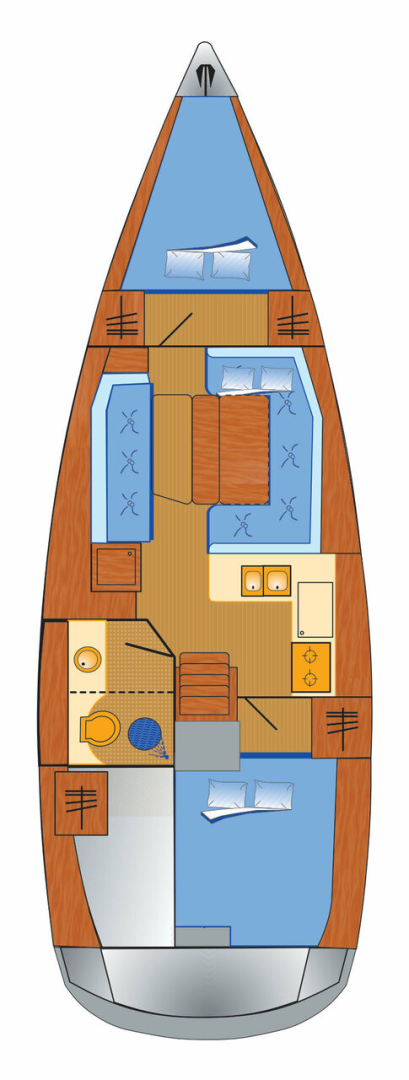 Location à Punat - Jeanneau Sun Odyssey 389 sur SamBoat