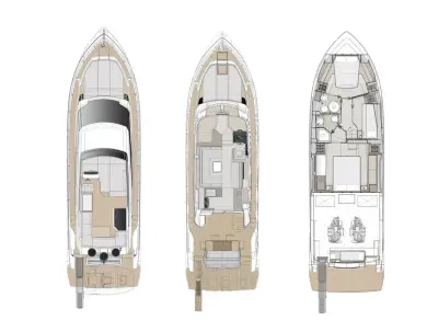 Location Yacht à Podstrana - Ferretti Ferretti Yachts 500 - 3 + 1 cab