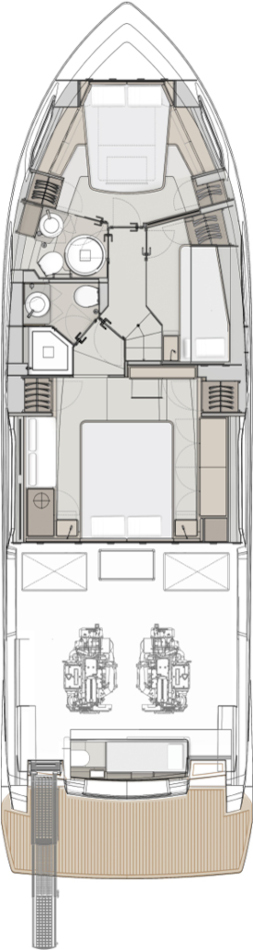 Location bateau Ferretti Ferretti Yachts 500 à Podstrana sur Samboat